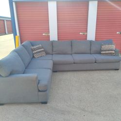 FREE DELIVERY - Gray Sectional Sofa