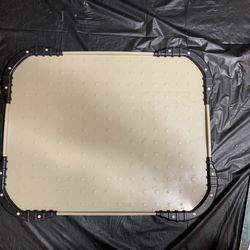 Plastic Tan Colored Dog Tray