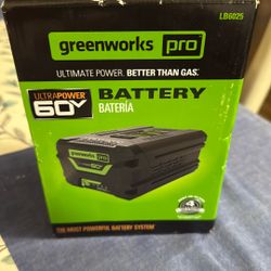 Green works 60v Battery