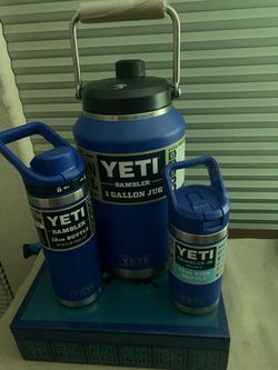 YETI Rambler Bundle – 1 Gallon Jug, 18oz & 12oz Bottles