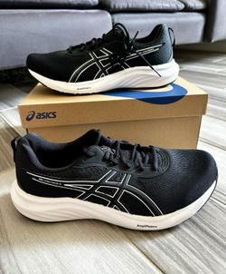 Men's Asics GEL-Contend 9 Running Shoes - Extra Wide Width Black/White - Size 8, 12