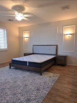 Queen Mattress & Frame - Two Available