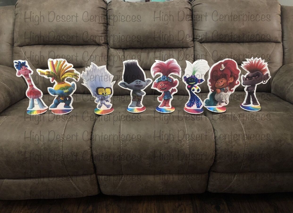Trolls World Tour Centerpieces
