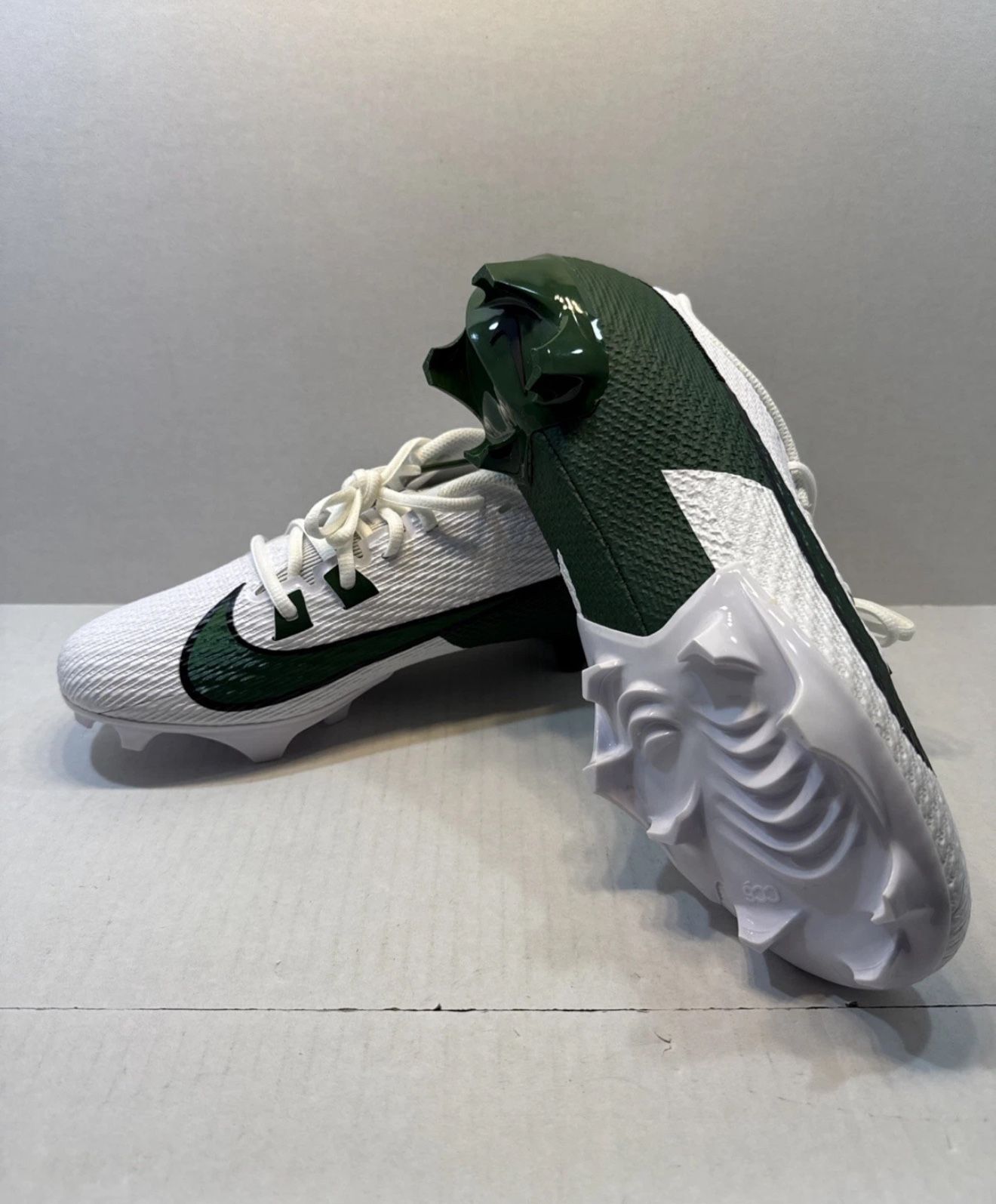 Nike Vapor Edge Speed 360 2 White/Green Football Cleats 
