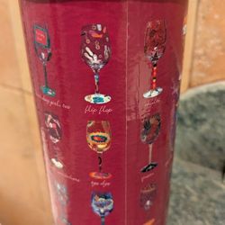 Lolita Celebrate wine glass with box never used 