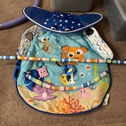 Disney Baby Finding Nemo Mr. Ray Ocean Lights And Music Play Gym Activity Mat