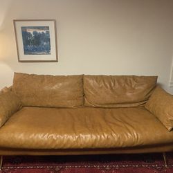Leather Sofa 