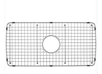 Serene Valley Sink Bottom Grid 27-1/2" x 13-1/2", Centered Drain with Corner Radius 1-1/2", Sink Grids Stainless Steel NDG2713C