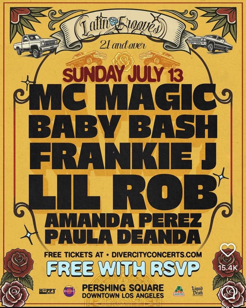 July 13 MC MAGIC, Baby Bash, Frankie j & Little Rob VIP TICKETS
