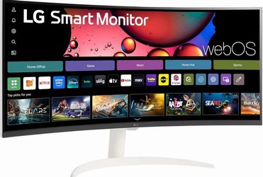LG 34” Curved UltraWide Smart Monitor - Open Box