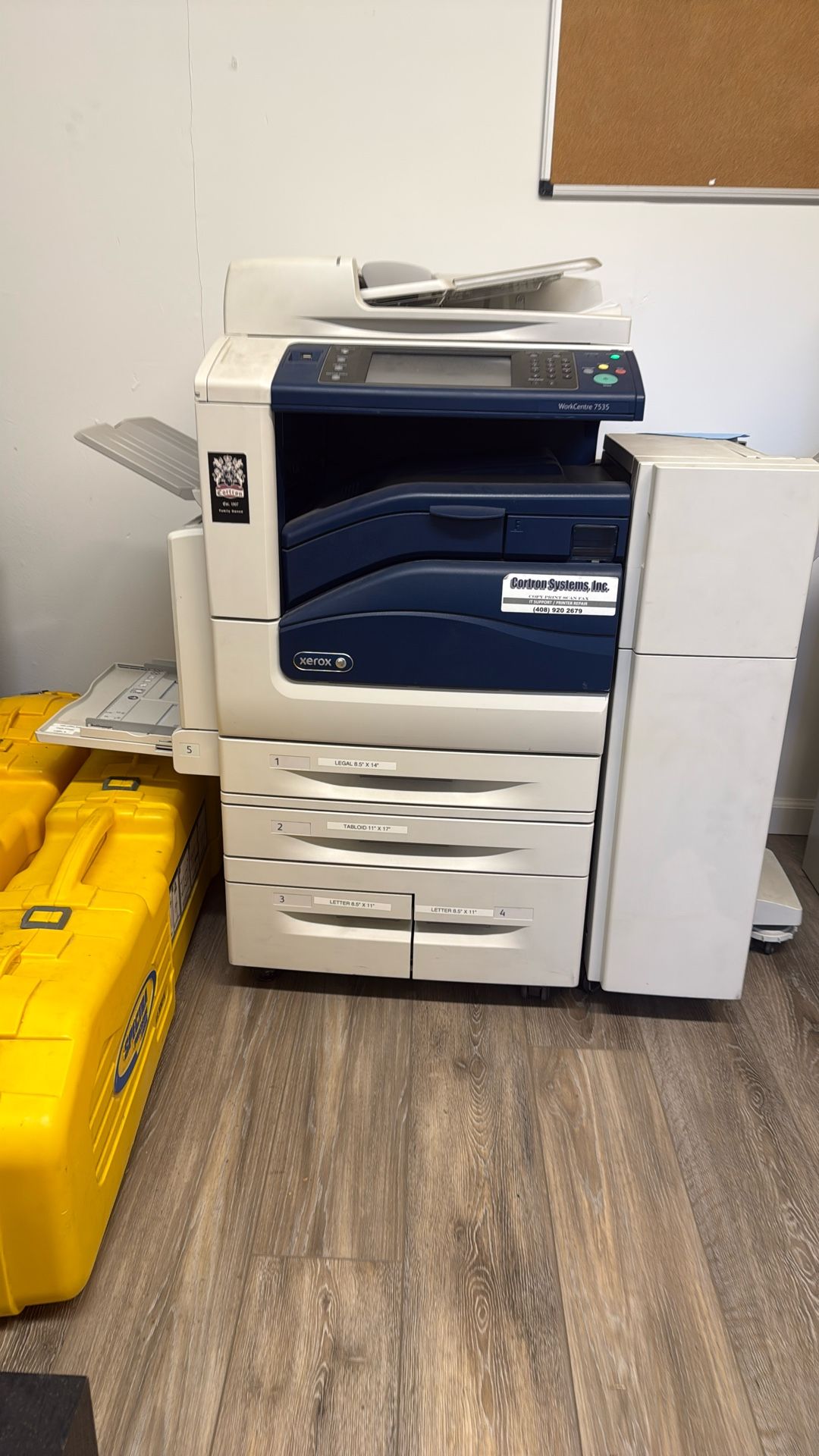 Work Center 7535 Color Printer Scanner 
