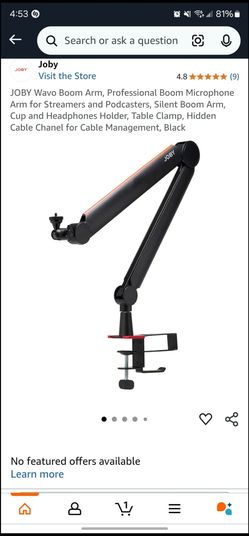 Microphone Boom Arm