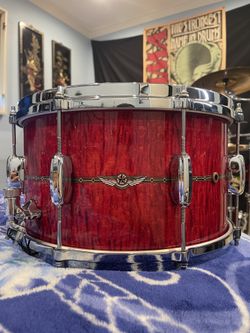 Tama Star 8x14 Raspberry Curly Maple Snare