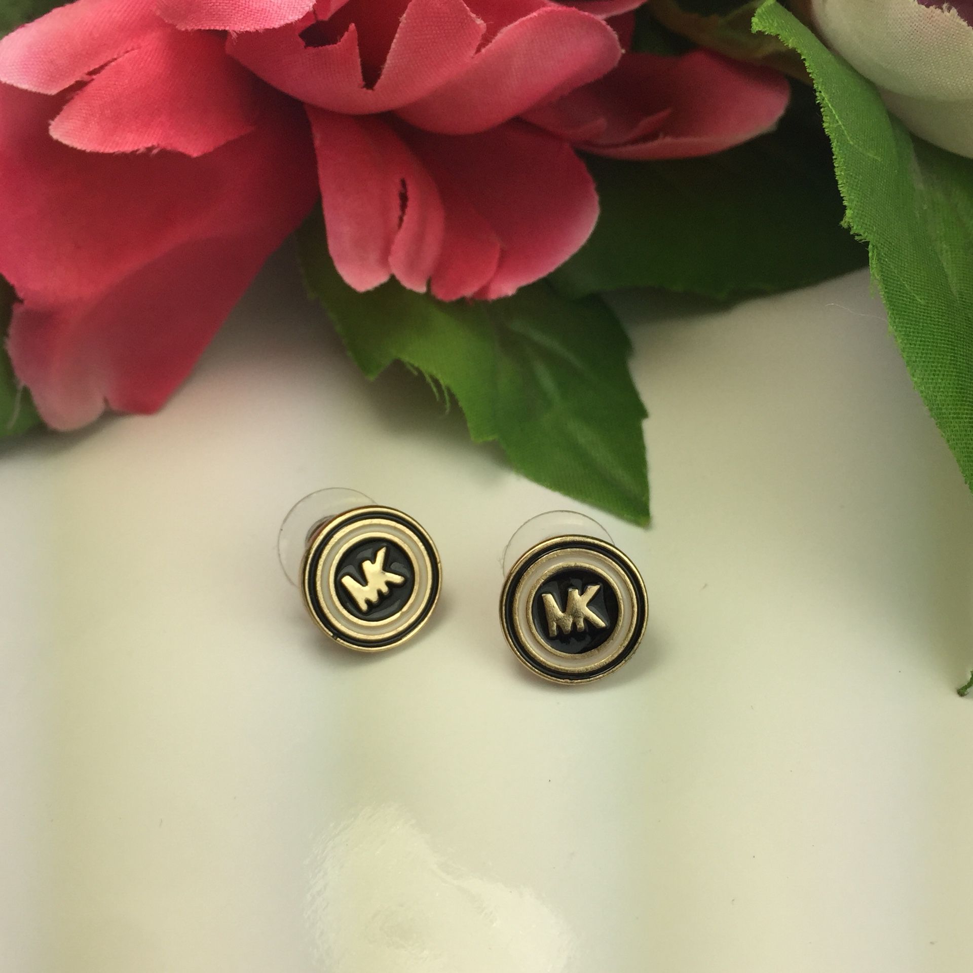 Mk Michael Kors studs round earrings women’s jewelry accessory Christmas gift
