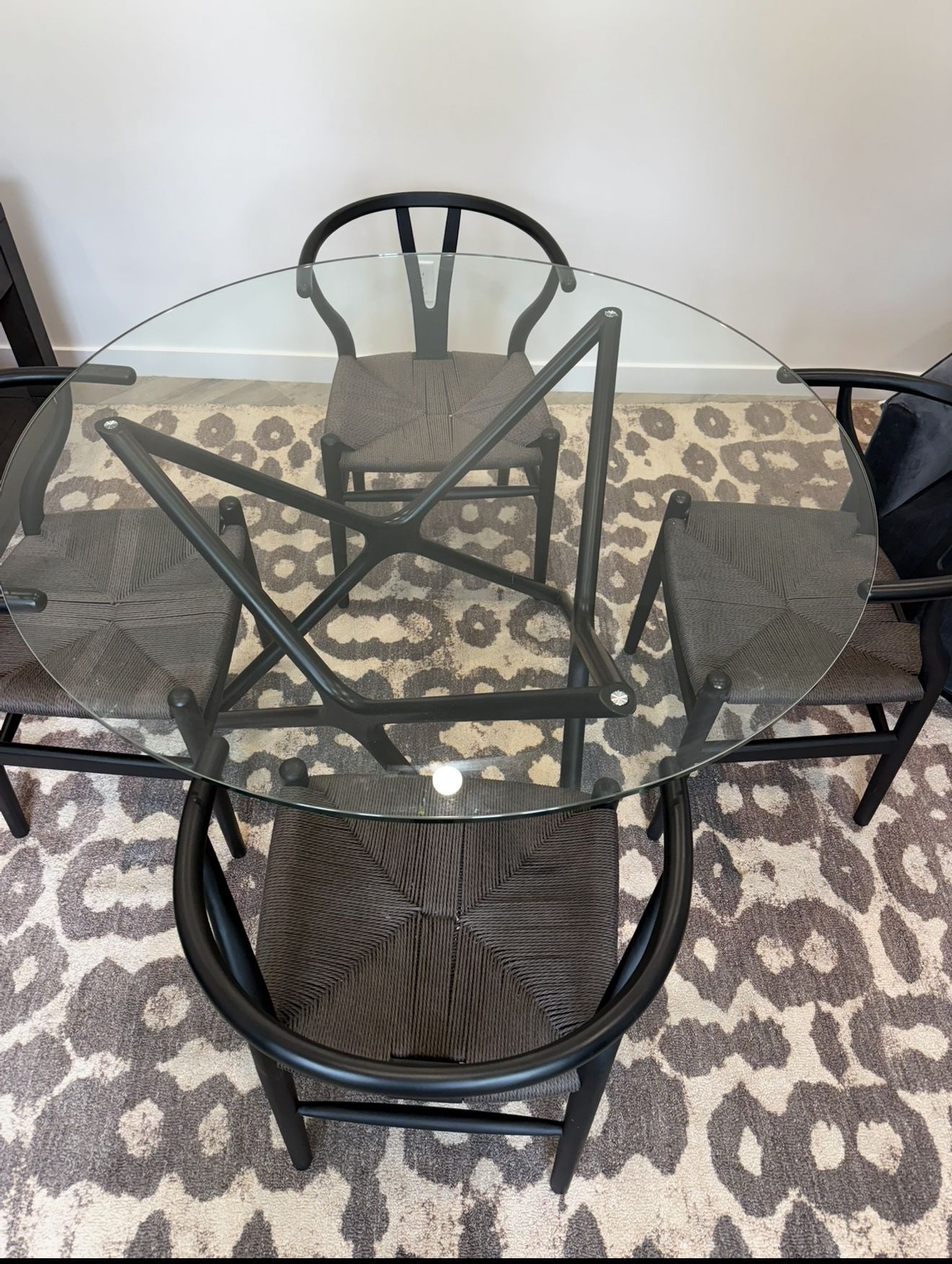 West elm 4 Piece Kitchen Table Set