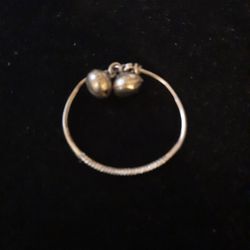 Handcraft Sterling Silver Baby Rattle Bracelet 