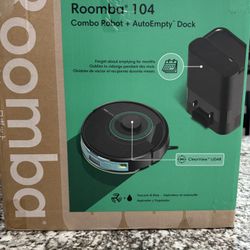 Roomba 104 Robo Vacuum And mop