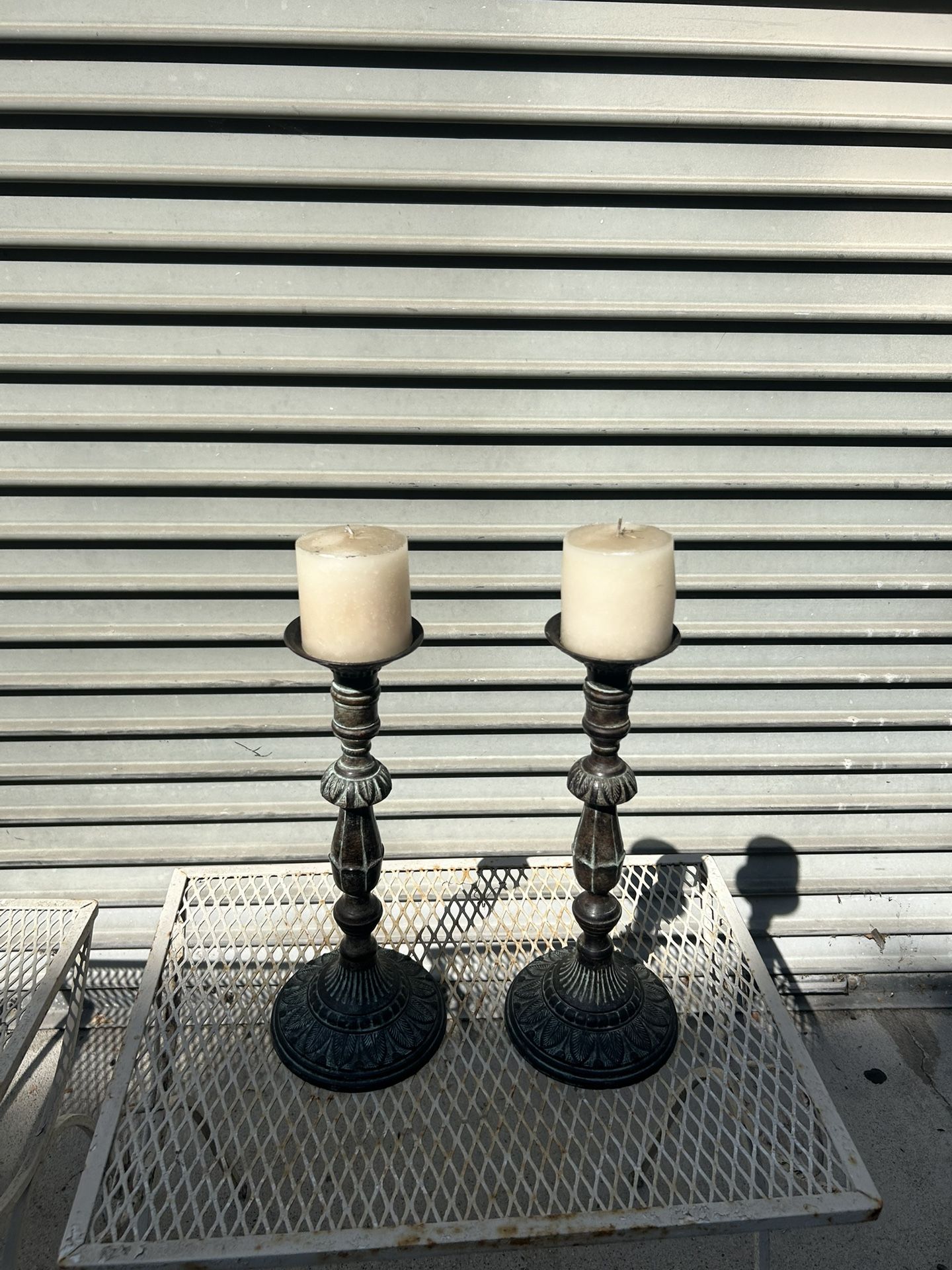 Set Of 2 Candle Holders 
