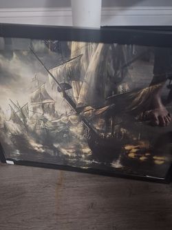 Framed art prints. 13"x17" approximately