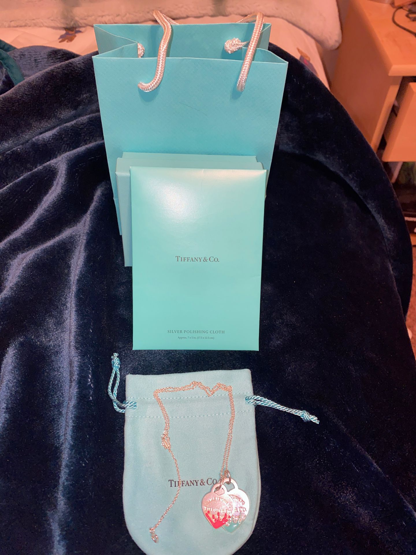 Tiffany & Co heart splash pendants