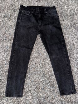 Levi's 502 Regular Taper 34x32 Black Jeans