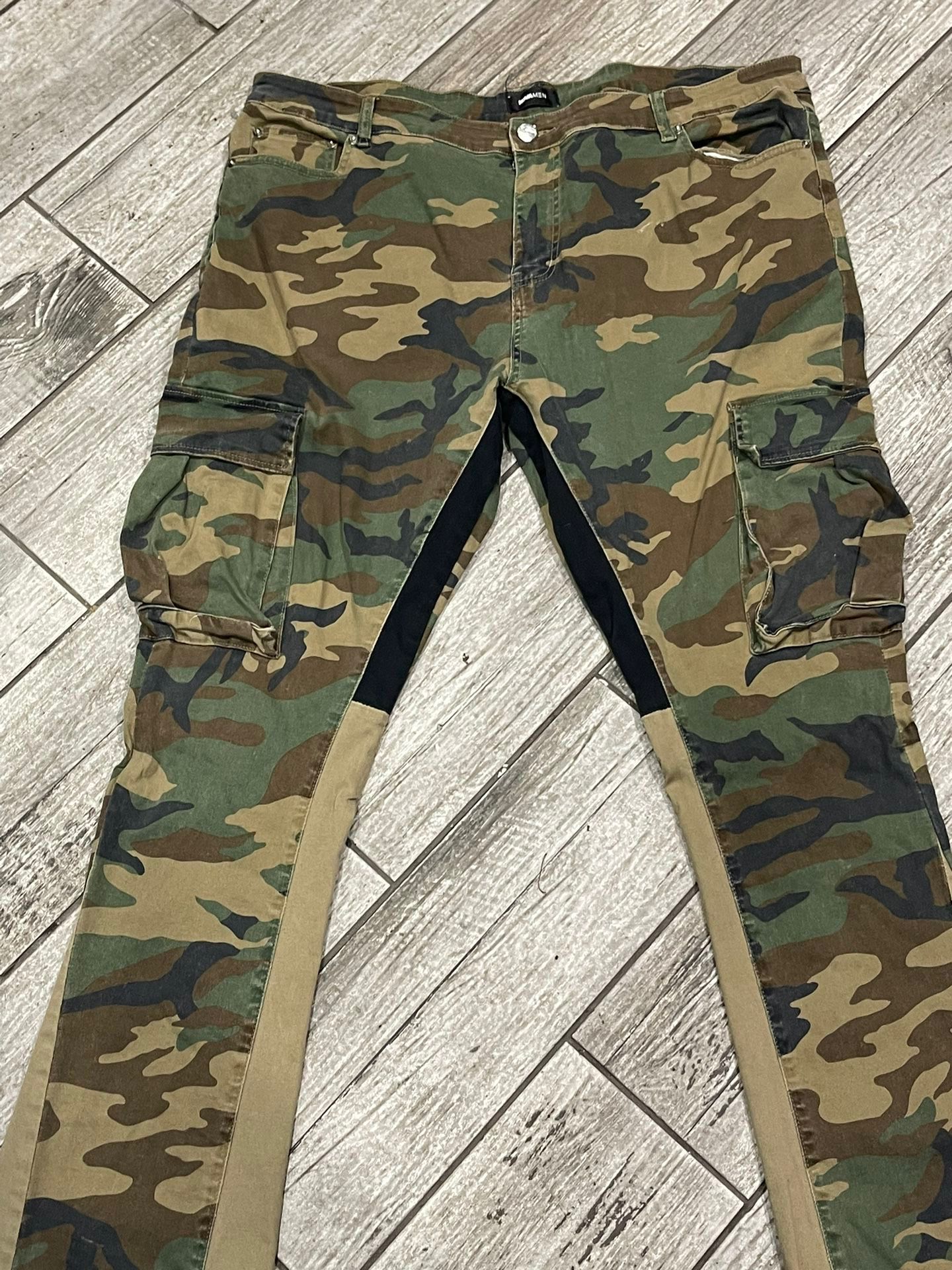 Stacked Cargo Pants