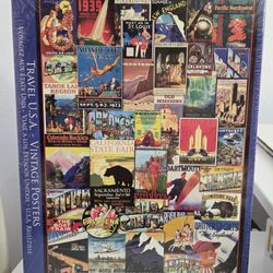 Eurographics Puzzle Travel USA Vintage Posters