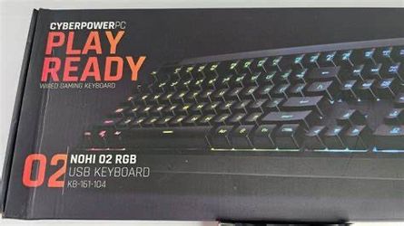CyberpowerPc Gaming Keyboard And Mouse Combo (wired) No Box