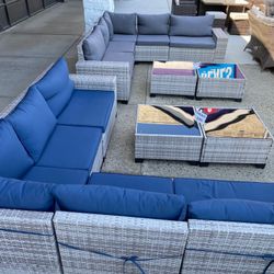 FREE DELIVERY AND INSTALLATION - Sectional Patio Outdoor Furniture (Including Chair and Table)