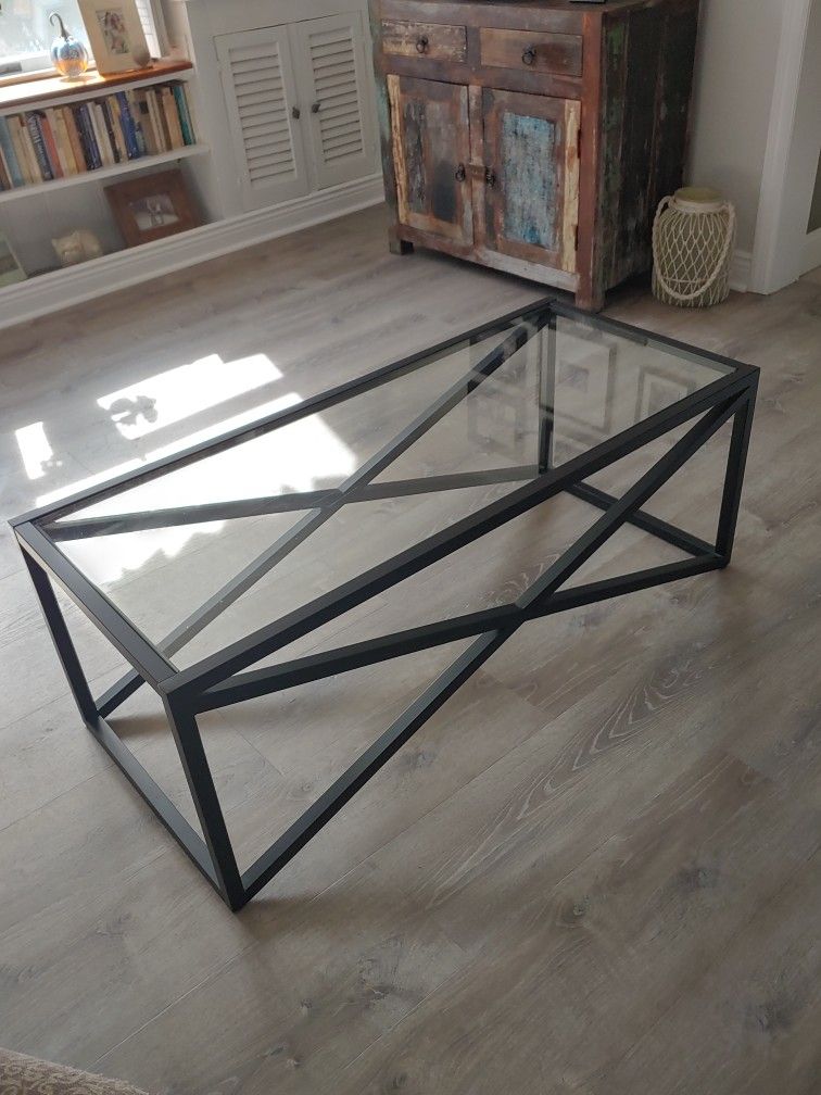 Glass Top Coffee Table