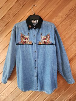 CHRISTMAS DENIM SHIRT 