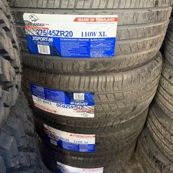 275/45/20 Atlander Free mount and balance included