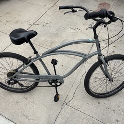 Tuesday Beach Cruiser 7-speed Bike (Grey)