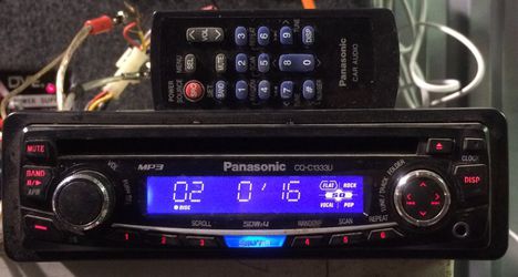 Panasonic with aux and remote