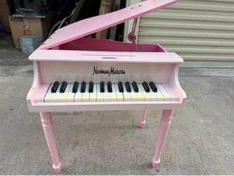 Kids toy piano in pink by Neiman Marcus
