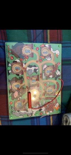 Like new Melissa and Doug magnetic board game