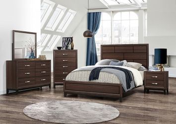 5 PCs queen bedroom set