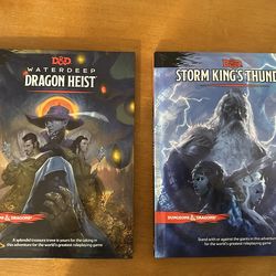 Dungeons and Dragons D&D 5e Campaign Books Waterdeep an Storm King