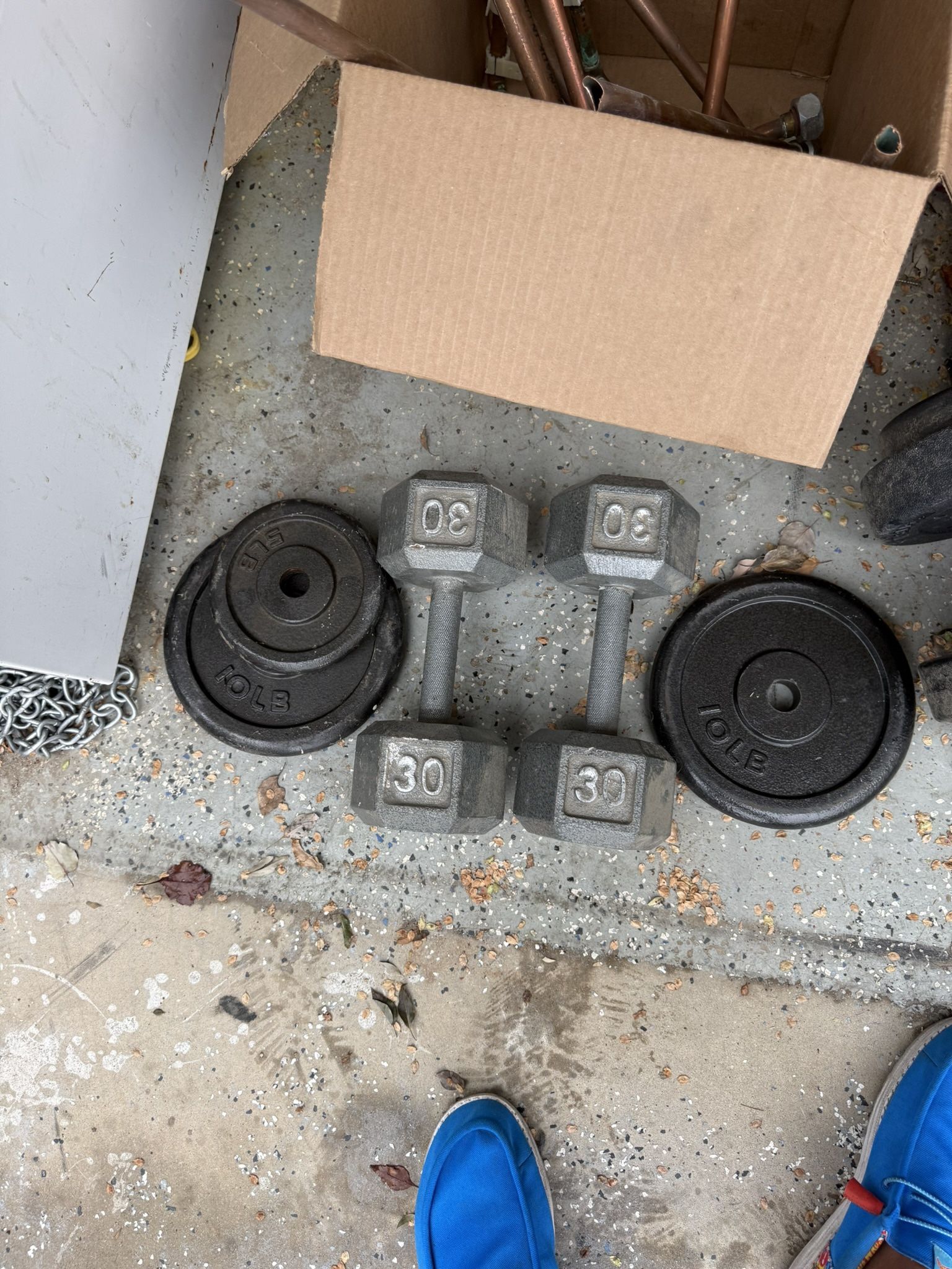 Dumbbells And Weights Everything In The Picture $65For All