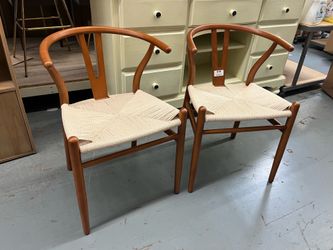 Wagner Wicker Dining Chairs ( Set of 2)