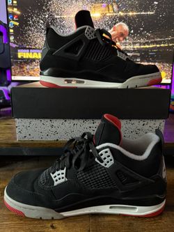 Jordan 4 2019 Bred Size 9