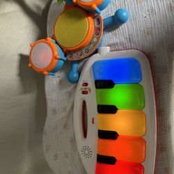 Two Working Light Up Baby Toys