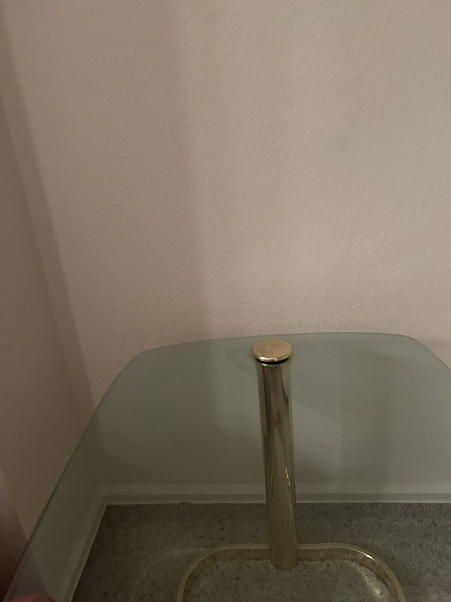 Glass End Table