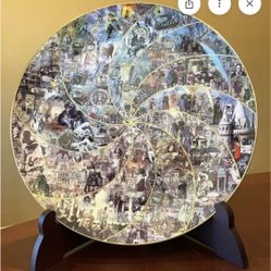 This is a Fitz and Floyd Millennium Time Tapestry Presentation Plate.