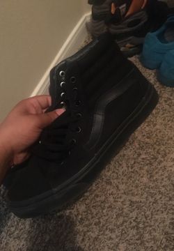 All black vans