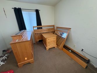 Solid wood bedroom set