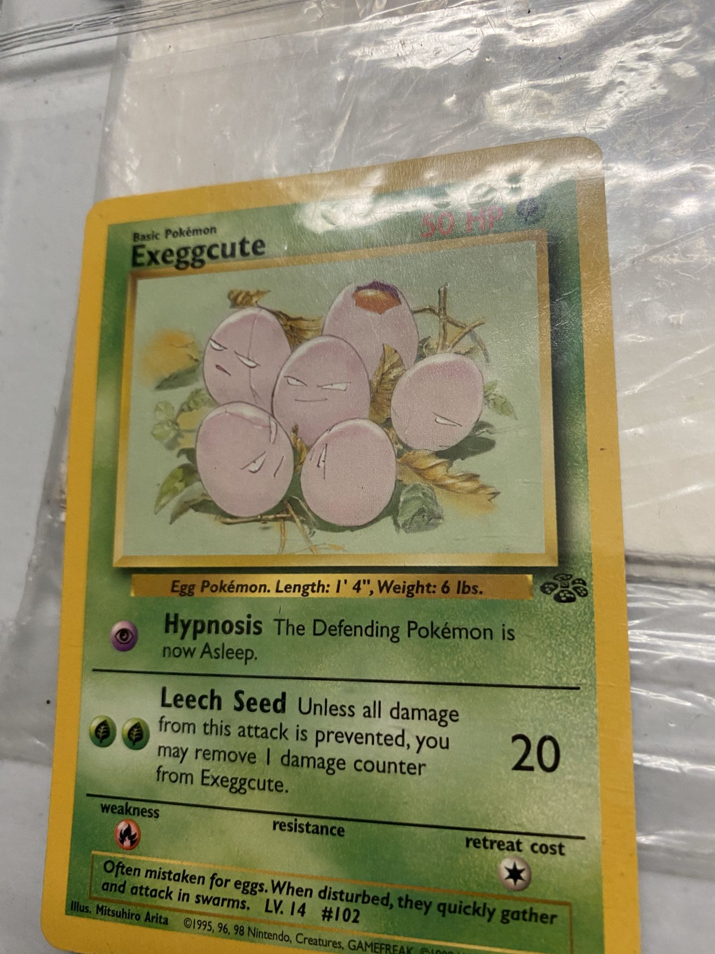 Pokémon cards mint 1995