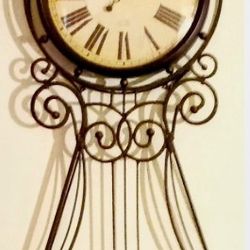 Old Antique Iron Clock