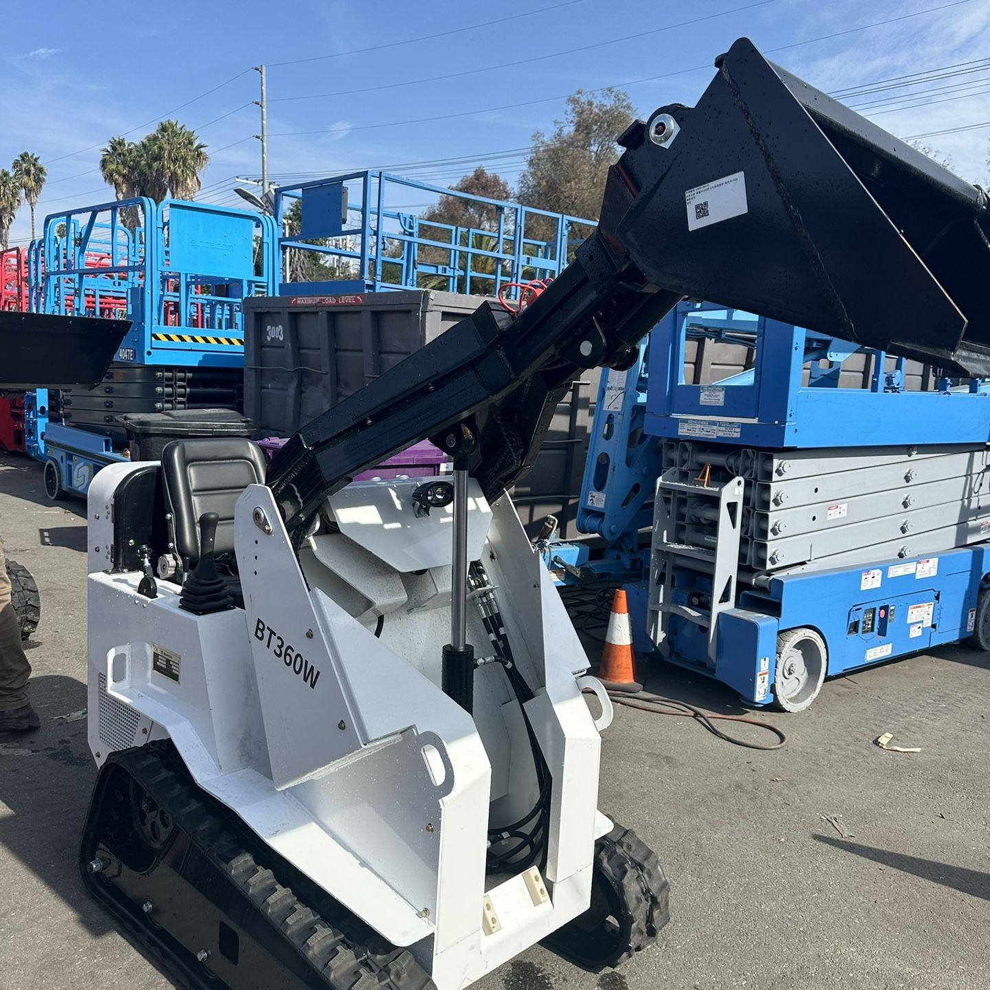 2025 Ride On Compact Track Loader , Mini Skid Steer Bison Tell for Sale ...