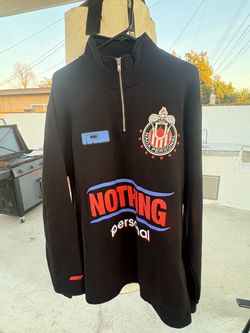 Nothing Personal Quarter-Zip Track Jacket